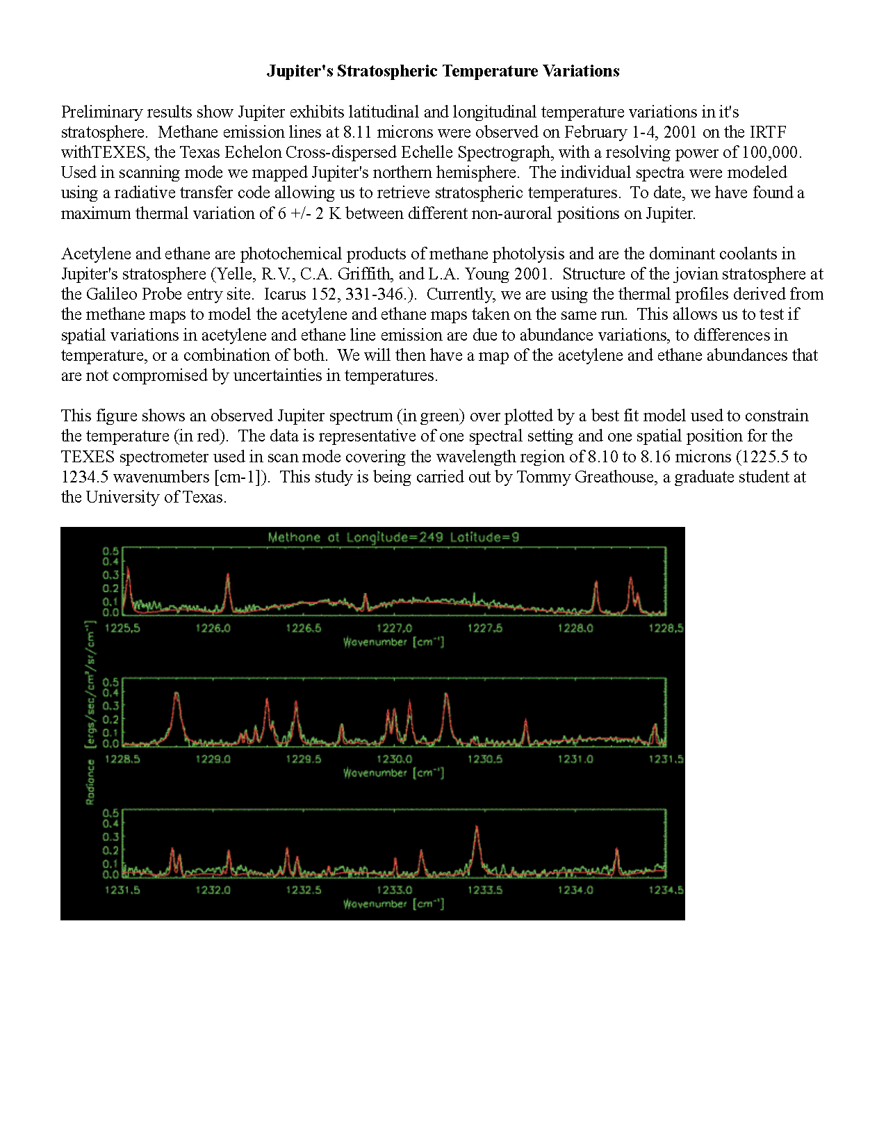 Jupiter's Stratospheric Temperature Variations